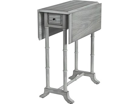 Butler Darrow Rectangular Wood Powder Gray End Table