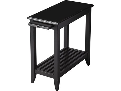 Butler Irvine Rectangular Wood Black Licorice End Table