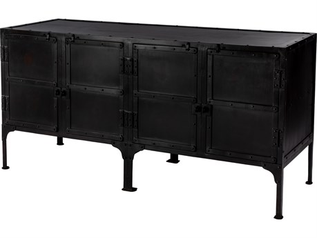 Butler Owen Metalworks Black Accent Cabinet