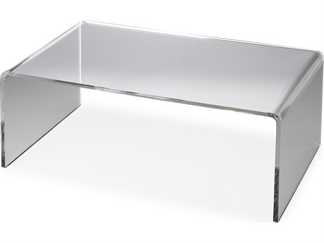 Butler Crystal Clear Rectangular Acrylic Coffee Table