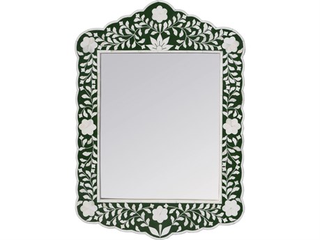 Butler Vivienne Dark Green Bone Wall Mirror