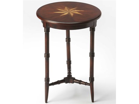Butler Isla Round Wood Cherry End Table