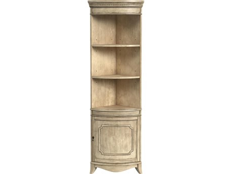 Butler Dowling Antique Beige Poplar Wood Accent Cabinet