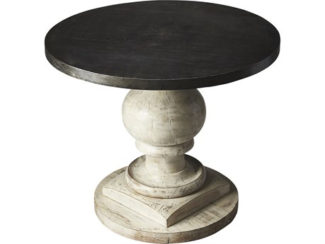 Butler Pompei Round Metal Artifacts End Table
