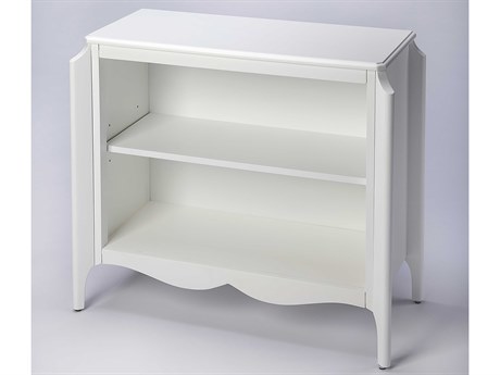 Butler Wilshire Smooth White Bookcase