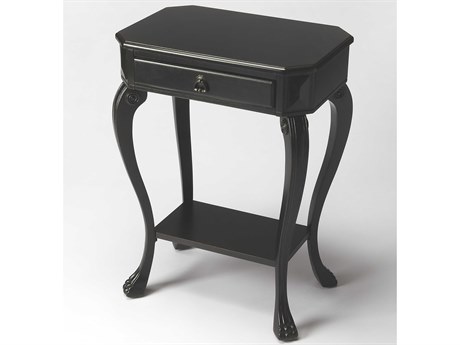 Butler Channing Rectangular Wood Black Licorice Console Table