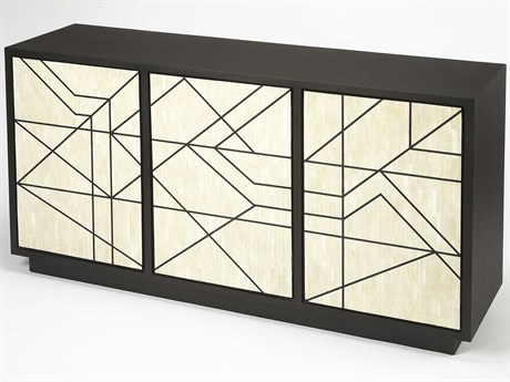 Butler Greta 59" Black Bone Inlay Sideboard