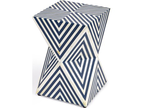 Butler Anais Square Blue Bone Inlay End Table