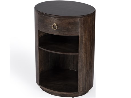 Butler Carnolitta Oval Wood Brown End Table