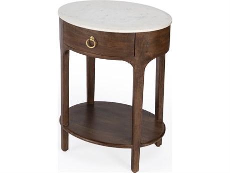 Butler Ellen 1-Drawer Mango Wood Nightstand