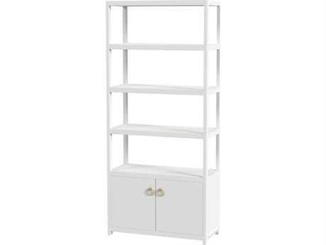 Butler Lark White Bookcase