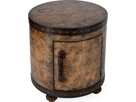 Butler Vasco Round Wood Heritage End Table