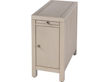 Butler Nora Rectangular Wood Antique Taupe End Table