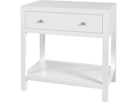 Butler Nora 1-Drawer Acacia Wood Nightstand
