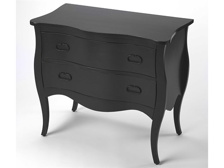 Butler Rochelle Black Mango Wood Accent Chest