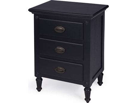 Butler Easterbrook 3-Drawers Mahogany Wood Nightstand