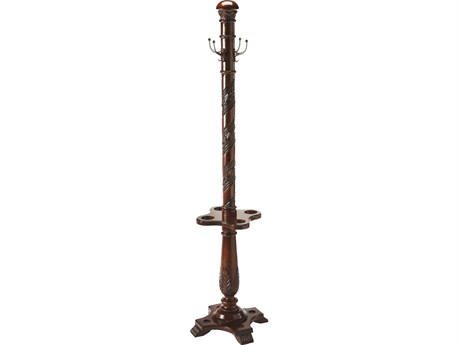 Butler Laird Cherry Coat Rack with Umbrella Holder