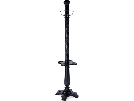 Butler Laird Black Licorice Coat Rack with Umbrella Holder