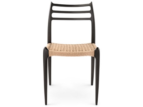 Villa & House Oak Wood Brown Side Dining Chair