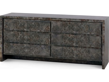Villa & House Beatrice 6-Drawers Black Double Dresser