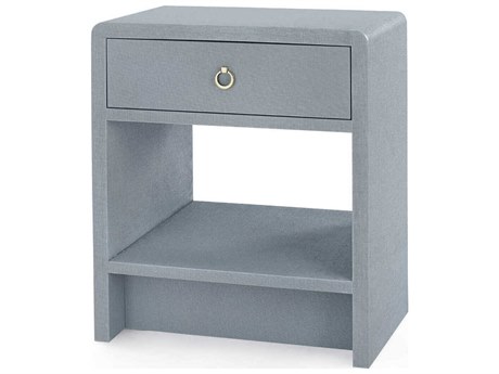 Villa & House Rectangular Wood Winter Gray End Table