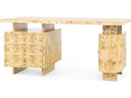 Villa & House Bernard Burl Brown Burlwood Writing Desk