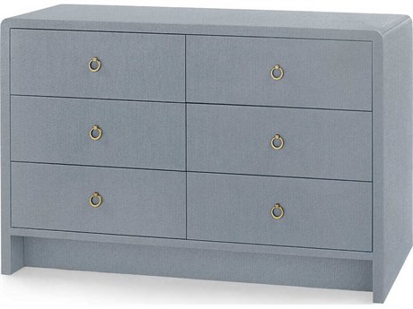 Villa & House Bryant Linen Extra Large 6-Drawers Double Dresser
