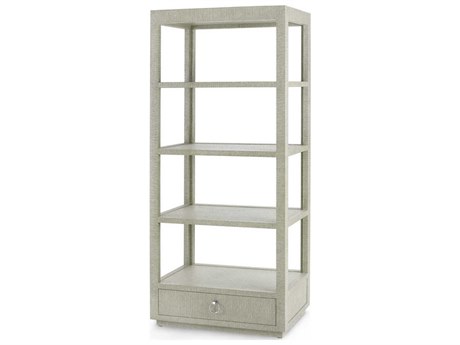 Villa & House Camilla Moss Gray Tweed Etagere
