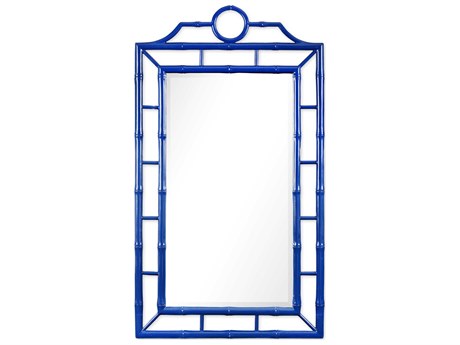 Villa & House Chloe Deep Sea Blue Rectangular Wall Mirror