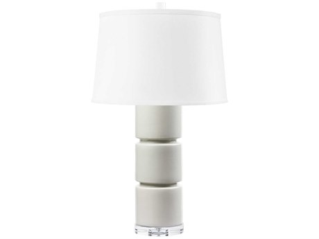 Villa & House Charles Foggy Morning Gray Buffet Lamp