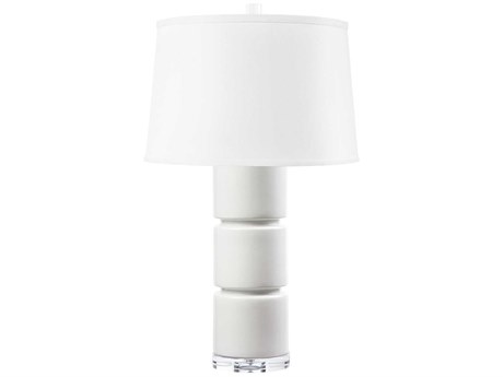 Villa & House Charles Ivory Frost Off White Buffet Lamp