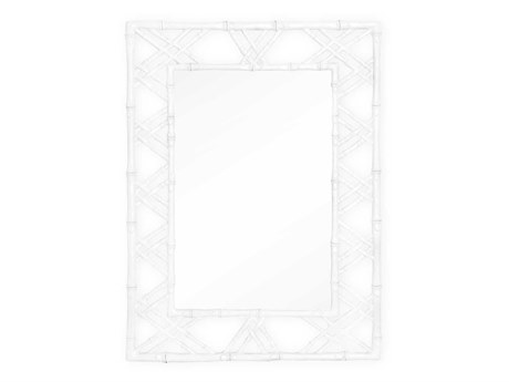 Villa & House Claire Eggshell White Rectangular Wall Mirror