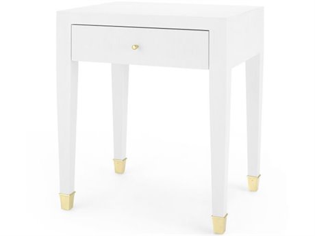 Villa & House Rectangular Wood Cream End Table