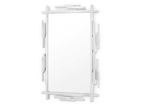 Villa & House Edith Silver Rectangular Wall Mirror
