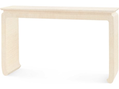 Villa & House Rectangular Wood Natural Twill Console Table