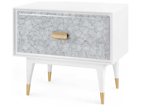 Villa & House 1-Drawer Oak Wood Nightstand