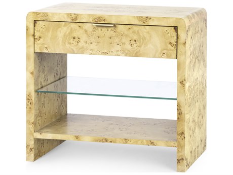 Villa & House Emil Rectangular Wood End Table