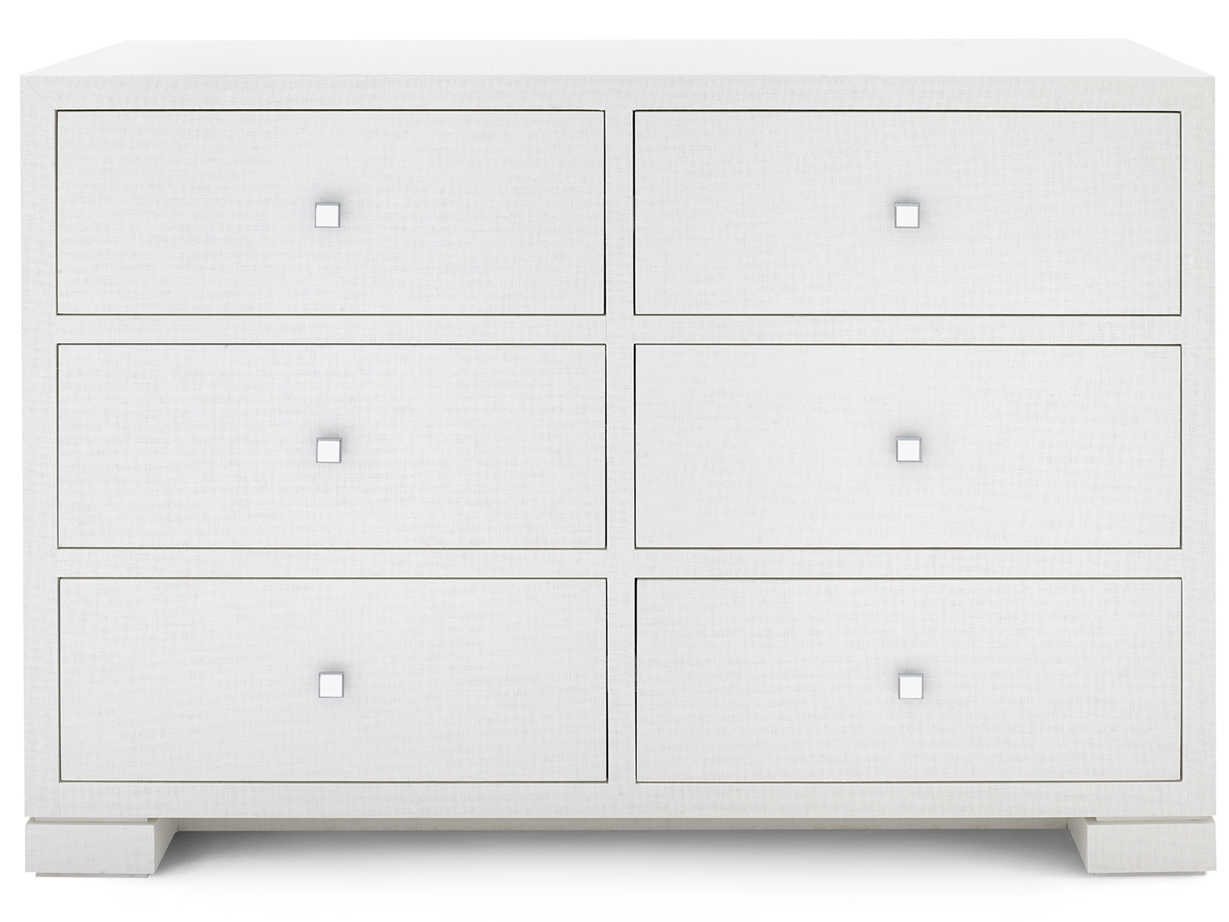 Bungalow 5 White 6 Drawers Double, Bungalow 5 Dresser