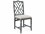Villa & House Oak Wood Natural Fabric Upholstered Side Dining Chair  BUNHAM55098