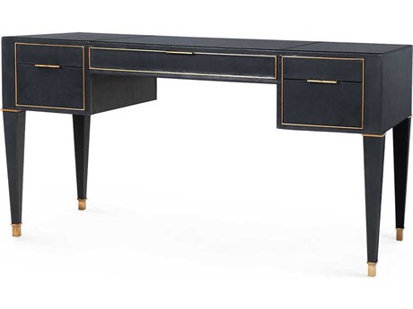 Villa & House Black Gold Secretary Desk