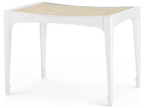 Villa & House Vanilla Brown White Accent Stool