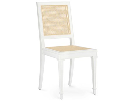 Villa & House Mahogany Wood Brown Upholstered Side Dining Chair