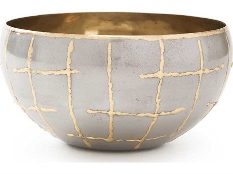 Villa & House Loom Silver / Brass 7" Bowl