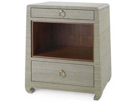 Villa & House Rectangular Wood Sage Green End Table