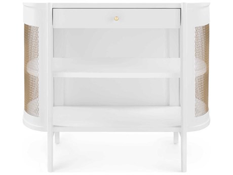Villa & House Oval Wood Vanilla End Table