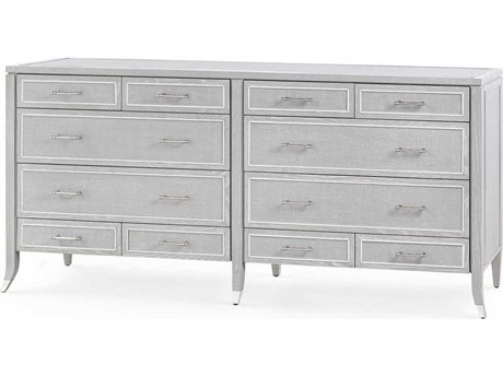 Villa & House Paulina 12-Drawers Oak Wood Double Dresser