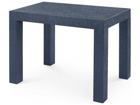 Villa & House Rectangular Wood Deep Navy End Table