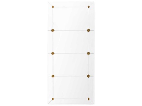 Villa & House Rosette Clear Rectangular Wall Mirror