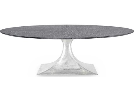 Villa & House Stockholm Nickel 43" Dining Table Base (Pairs with 95" Top, Sold Separately)
