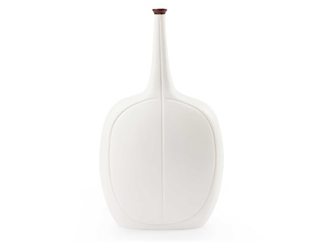Villa & House Blanc de Chine and Dark Amber 16" High Vence Vase